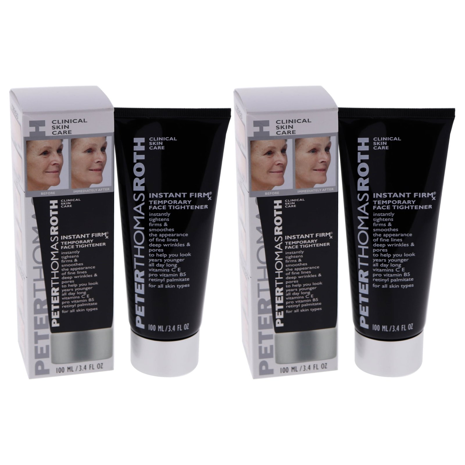 Peter Thomas Roth Instant Firmx Temporary Face Tightener - Pack of 2 - 3.4 oz Cream - Image 5