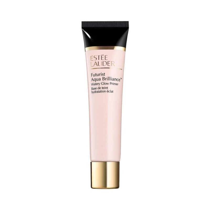 Estee Lauder Futurist Aqua Brilliance Watery Glow Makeup Primer with Hylauronic Acid for Triple Moisture