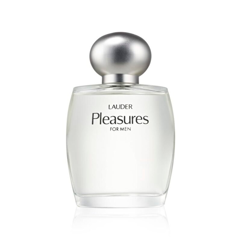 Estee Lauder Pleasures for Men Cologne Spray with Notes of Sandalwood, Citrus & Nectarine | Cologne for Men, 3.4 Fl Oz