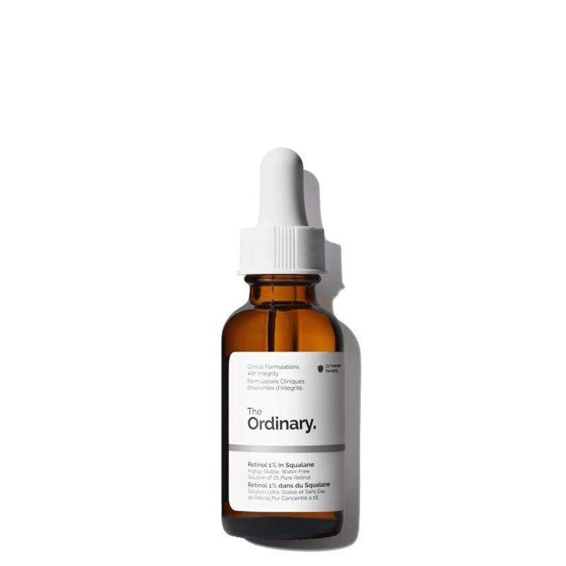 The Ordinary Retinol 1% in Squalane, High-Strength Retinol Serum for Anti-Aging and Skin Smoothing