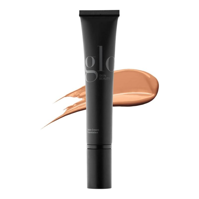 Glo Skin Beauty Satin Cream Foundation Makeup for Face, Natural Light - Full Coverage, Semi Matte Finish, Conceal Blemishes & Even Skin Tone