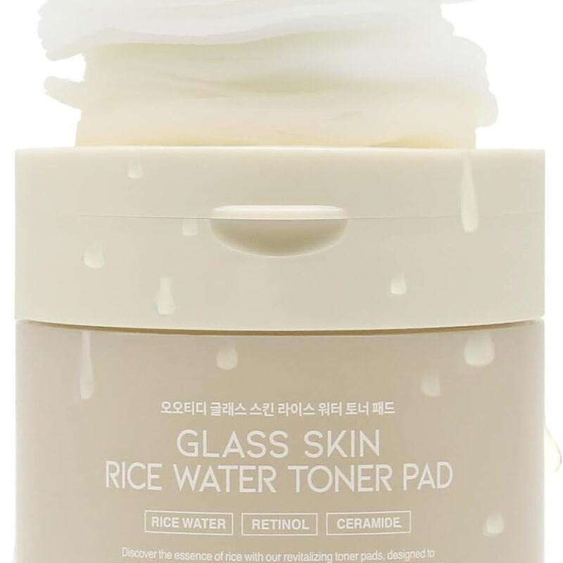 Toner Pads for Dry Dull Sensitive Skin Korean, #OOTD Retinol Ceramides Strengthen Skin Barrier Smoothing Hydrating, Toner Pad 70Pads 4.05oz 120ml