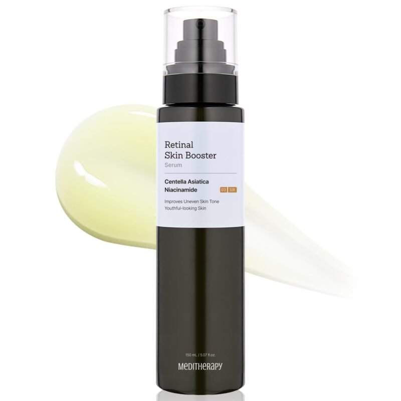 MEDITHERAPY Retinal Skin Booster Serum ?C Beginner-Friendly, Anti-Aging, Non-Irritating Retinol for Face and Body ?C Pore Minimizer, Wrinkle Treatment ?C Korean Skin Care, 5.07 Fl. Oz Large Size