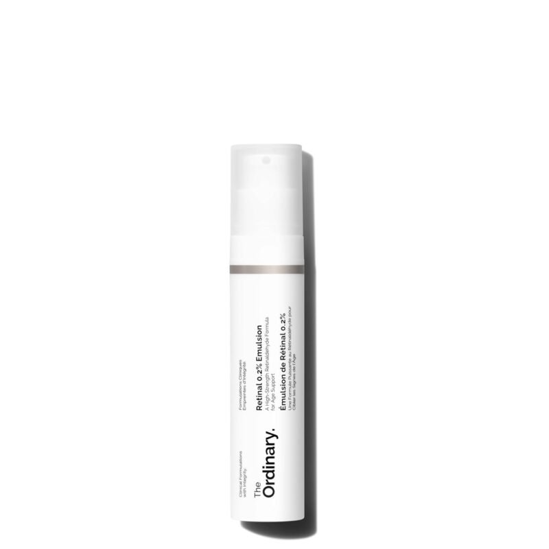 The Ordinary Retinal 0.2% Emulsion, High-Strength Retinoid Serum for Advanced Anti-Aging Support, 0.5 Fl Oz