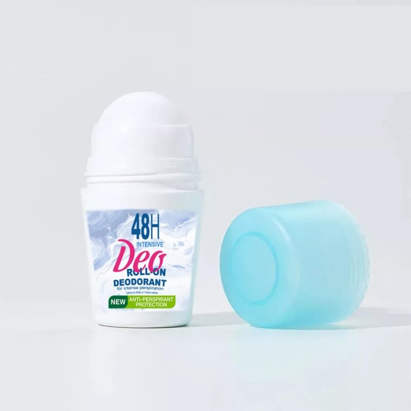 Anti-Transpirant 48H Roll-On Deodorant Deo Intensive for Sensitive Skin. Anti-White & Yellowish Spots, Dry-Touch, No Alcohol, 1.7oz/50mL Deo 4 Intense Perspiration