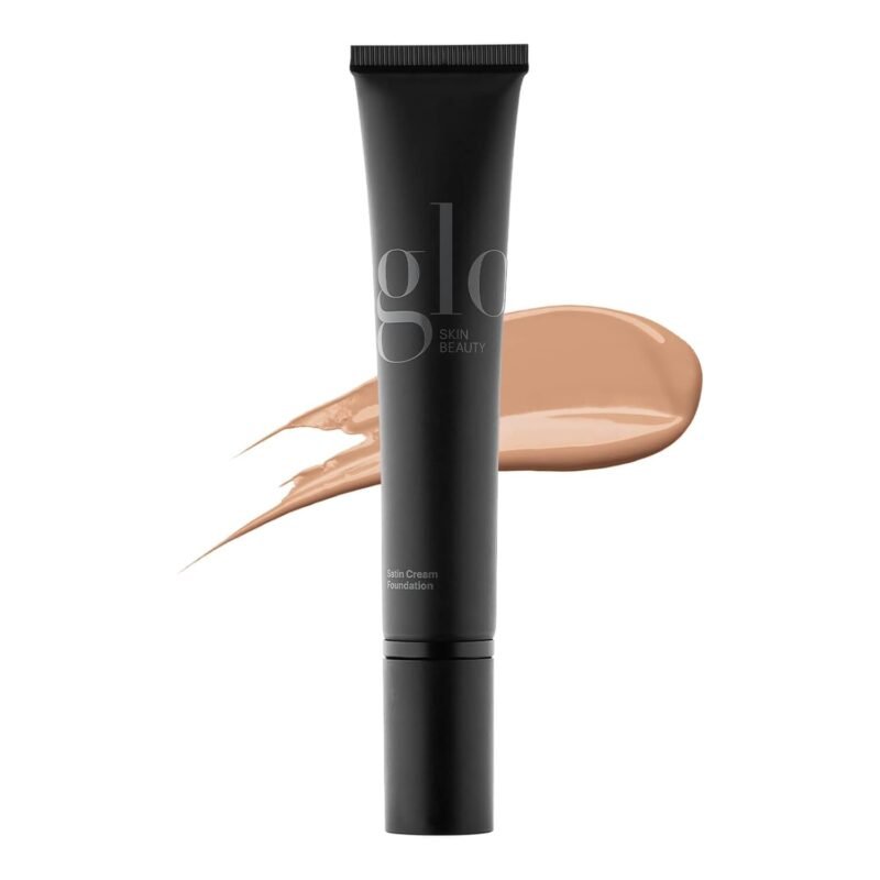 Glo Skin Beauty Satin Cream Foundation Makeup for Face, Natural Light - Full Coverage, Semi Matte Finish, Conceal Blemishes & Even Skin Tone