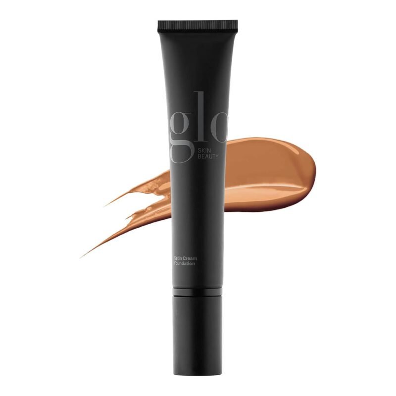 Glo Skin Beauty Satin Cream Foundation Makeup for Face, Natural Light - Full Coverage, Semi Matte Finish, Conceal Blemishes & Even Skin Tone