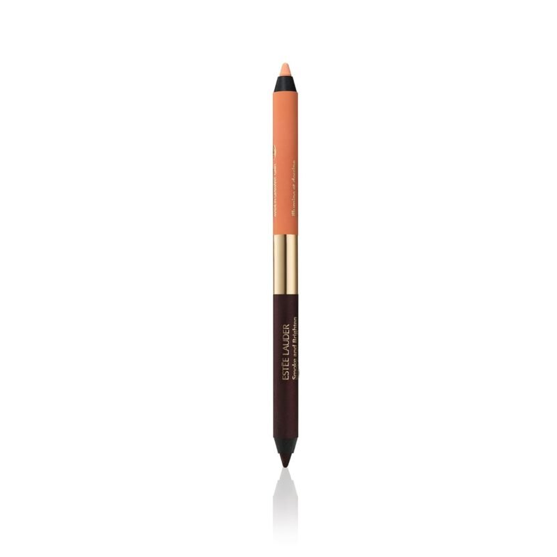 Estee Lauder Smoke and Brighten Long-Lasting Waterproof Kajal Eyeliner Pencil Duo, 0.03 Ounce