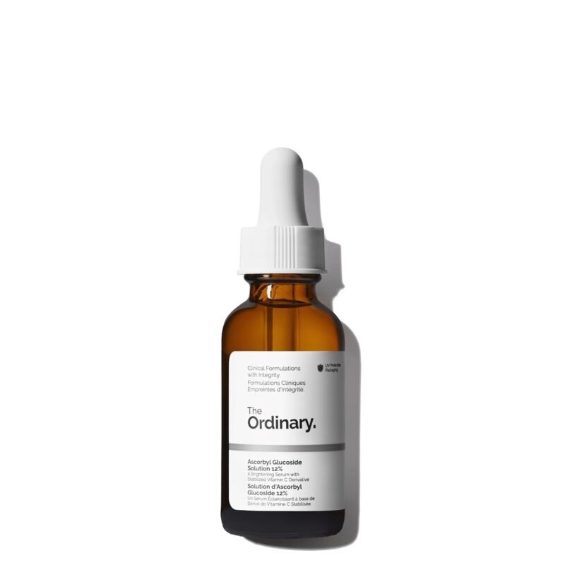 The Ordinary Ascorbyl Glucoside Solution 12%, Vitamin C Serum for Even Skin Tone and Antioxidant Protection, 1 Fl Oz