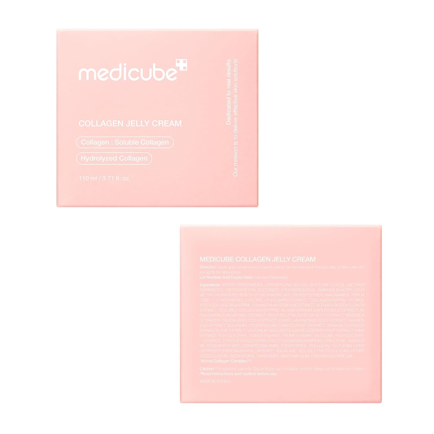 medicube Collagen Jelly Cream- Niacinamide & Freeze-Dried Hydrolyzed Collagen-Boosts skin barrier hydration & gives 24h Glow & Firmer looking skin | No artificial color, Korean skincare (3.71 fl.oz.) - Image 8
