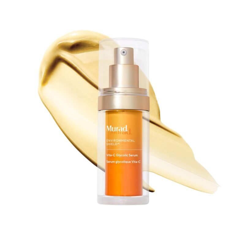 Murad Vita-C Glycolic Serum - Advanced Brightening Vitamin C and Glycolic Acid Face Serum for Improved Skin Tone and Texture - Gold-Stabilized Vitamin C for Enhanced Efficacy and Potency