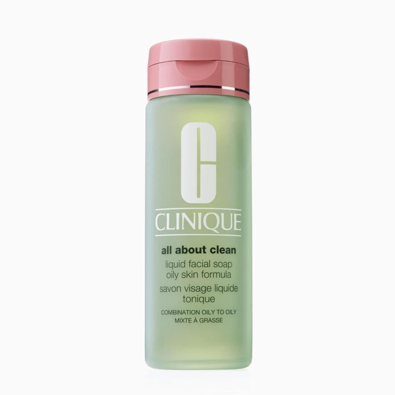 Clinique 3-Step All About Clean Liquid Facial Cleanser Soap For Oily Skin | Types 3 + 4