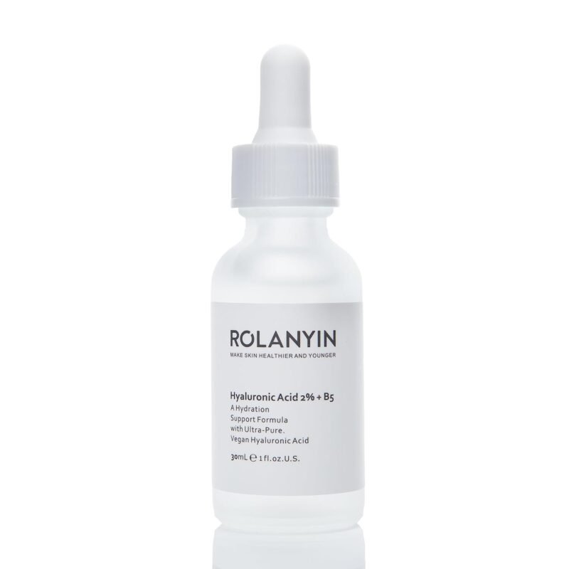 ROLANYIN Hyaluronic Acid 2% + B5 Serum Hydrating and Moisturizing with Soothing and Revitalizing Benefits Skin Repair and Texture Improvement for Youthful Radiant Skin