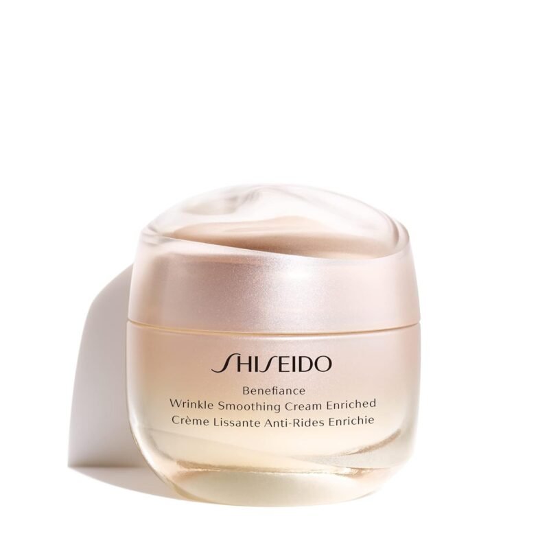Shiseido Benefiance Wrinkle Smoothing Cream Enriched - Anti-Aging Moisturizer for Dry to Very Dry Skin - Visibly Corrects Wrinkles & Intensely Hydrates - Non-Comedogenic