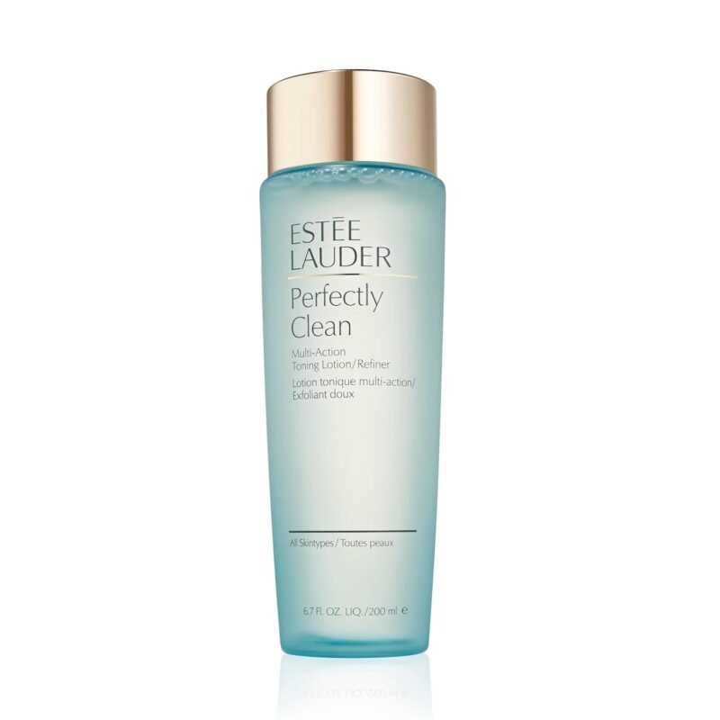 Estee Lauder Perfectly Clean Multi-Action Hydrating Toning Face Lotion/Refiner | Exfoliating Toner, 6.7 Fl Oz