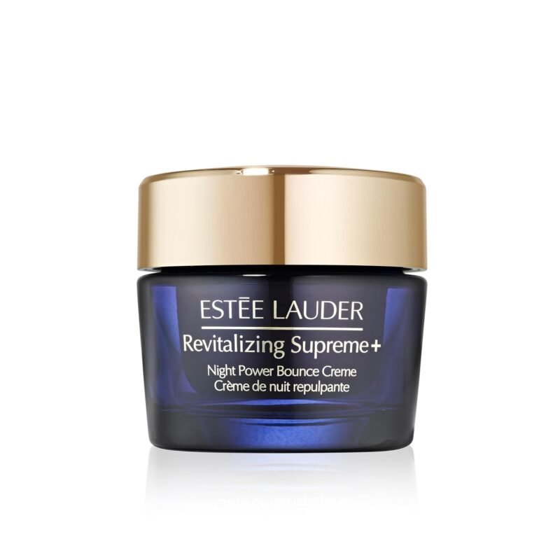 Estee Lauder Revitalizing Supreme+ Night Power Bounce Cream | Face Moisturizer with Peptides | Firms, Lifts & Plumps Skin