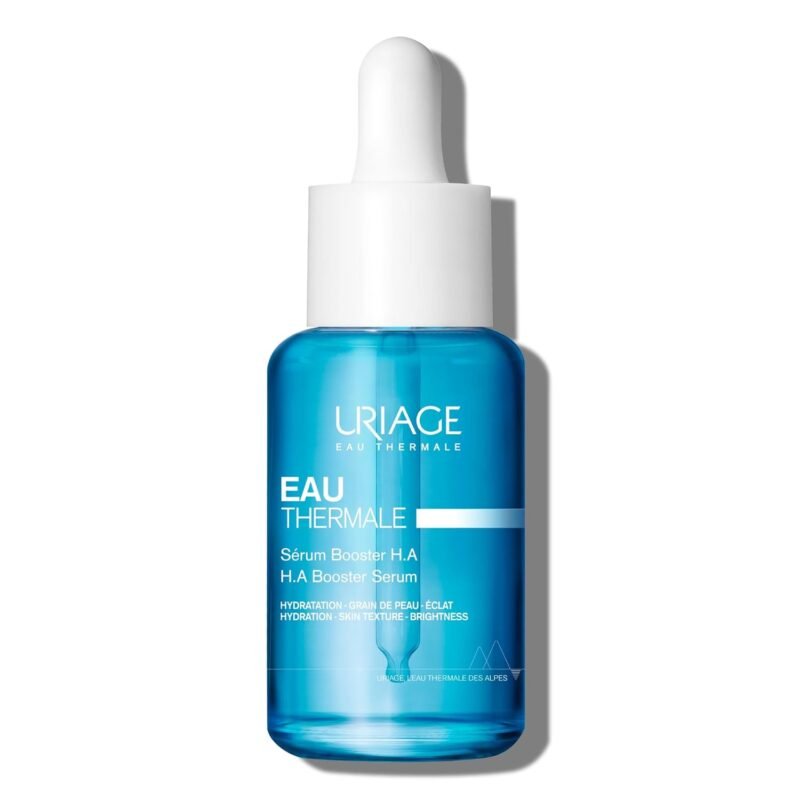 URIAGE Serum Booster H.A. | 1.5% Pure & Natural Hyaluronic Acid | Hydrates, Plumps, Smooths, Paraben Free, Non-Comedogenic, 30 mL / 1.01 oz