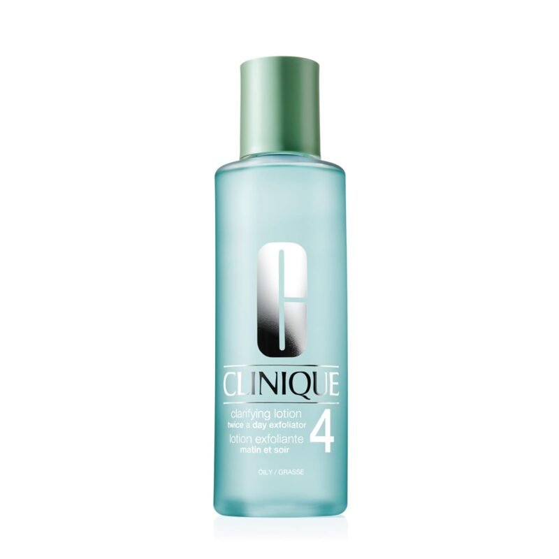 Clinique 3-Step Clarifying Lotion Face Exfoliator 4 | with Witch Hazel + Salicylic Acid | for Oily Skin Types