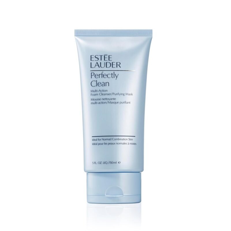 Estee Lauder Perfectly Clean Multi-Action Foaming Face Wash Cleanser/Purifying Face Mask, 5.0 fl oz.