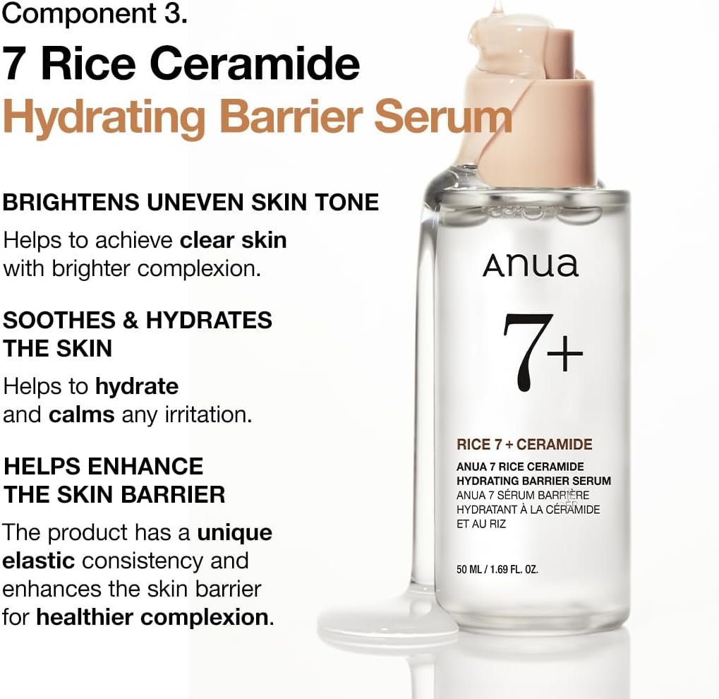 Anua Rice Trio Set : Rice Cleansing Powder & Milky Toner & Hydrating Serum, Marshmallow face mask maker, for Glass skin,Korean Skincare - Image 8