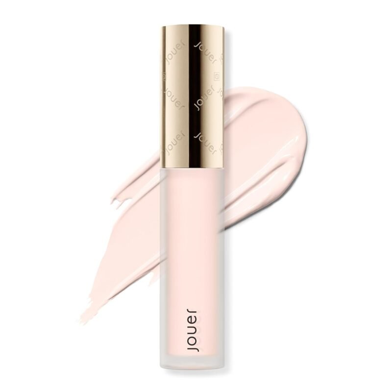 Jouer Essential High Coverage Liquid Concealer - Soft Matte Finish - Color Corrector for Spot Coverage, Under Eye Dark Circles and Contour, CremeBrulee