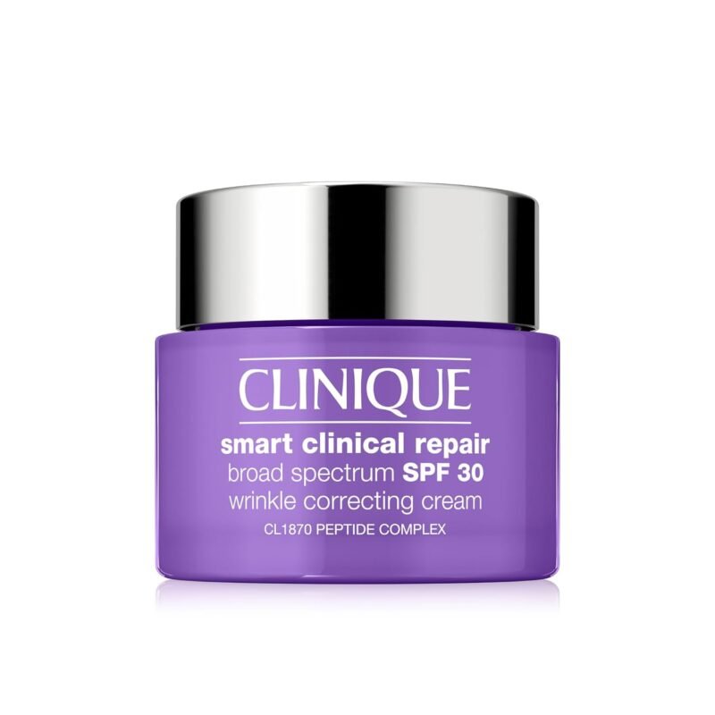 Clinique Smart Clinical Repair Broad Spectrum SPF 30 Wrinkle Correcting Cream with Peptides, Hyaluronic Acid + Glycerin | Protecting + Repairing