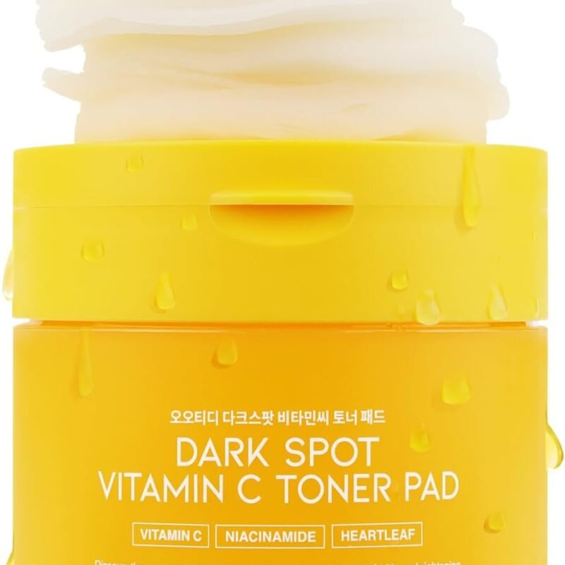 Boosting Toner Pads for Face Oily Skin Korean, #OOTD Vitamin C Niacinamide Heartleaf Hydrating Calming Redness, Vitamin C Toner Pad 70Pads 4.05oz 120ml
