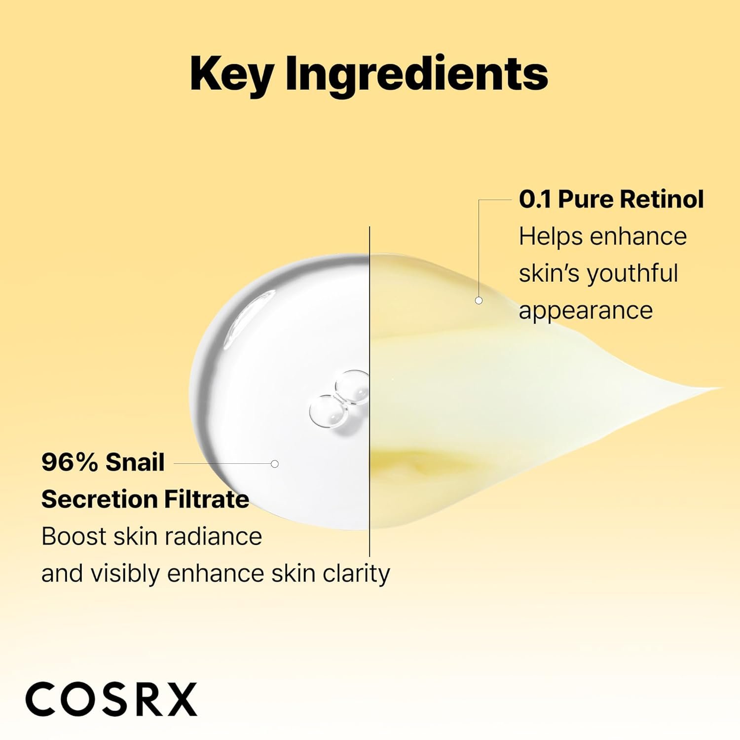 COSRX Snail 96% Mucin Power Essence 2ea & Retinol 0.1% Cream Mini Sample 1ea, Glass Skin Starter Set, Amazon Exclusive, Daily Hydrating & Firming Korean Skin Care Kit, Gift Set - Image 4