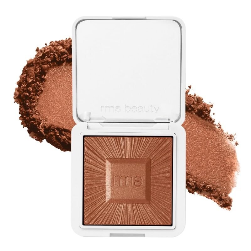 RMS Beauty Redimension Hydra-Bronzer Cream Bronzer & Highlighter | Hydrating Lightweight Formula | Medium Shade for Natural Glow & Sculpted Contour