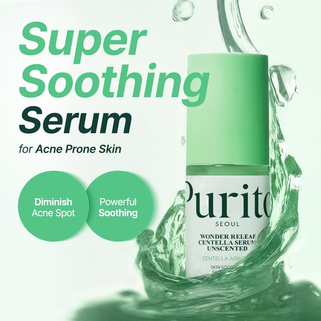 PURITO Centella Unscented Serum, 34,860 ppm Centella, Facial Serum for Sensitive Skin & Acne-Prone Skin, Soothing Serum, Vegan & Cruelty-Free, Korean Skincare, 2 fl.oz / 60ml - Image 3