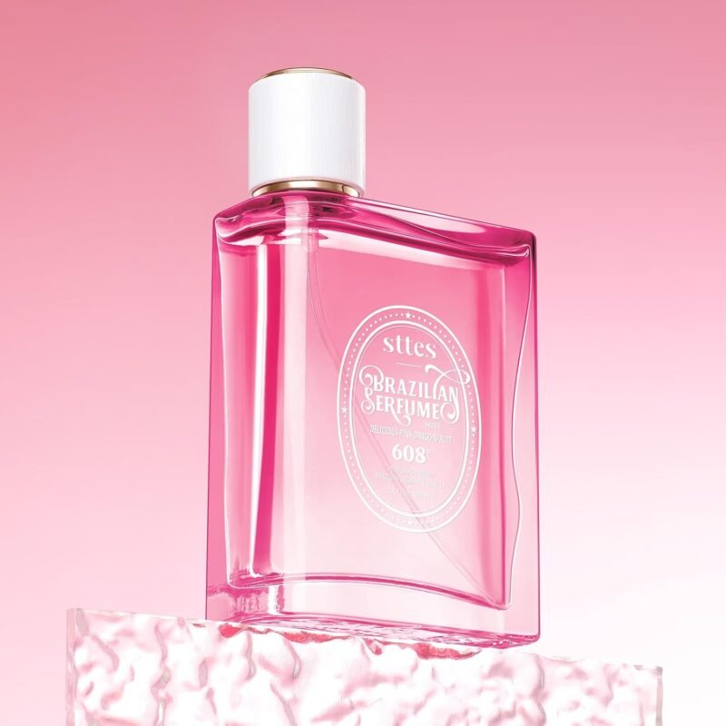Sttes Perfume 608# (Delicious Pink Dragonfruit) - Eau de Perfume 100ml (3.4fl oz) Fruity and Floral (Vanilla + Jasmine + Red Pitaya)