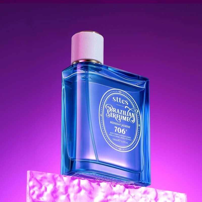 Sttes Perfume 706# (MIDNIGHT JASMINE) u2013 Eau De Parfum 100ml (3.4 fl oz) u2013 Black Currant, Jasmine, Vanilla
