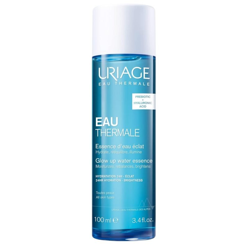 URIAGE Thermal Water Essence 3.4 fl.oz. | Facial Hydration Booster with Hyaluronic Acid & Thermal Water to Moisturize, Brighten and Plump the Skin for 24hrs