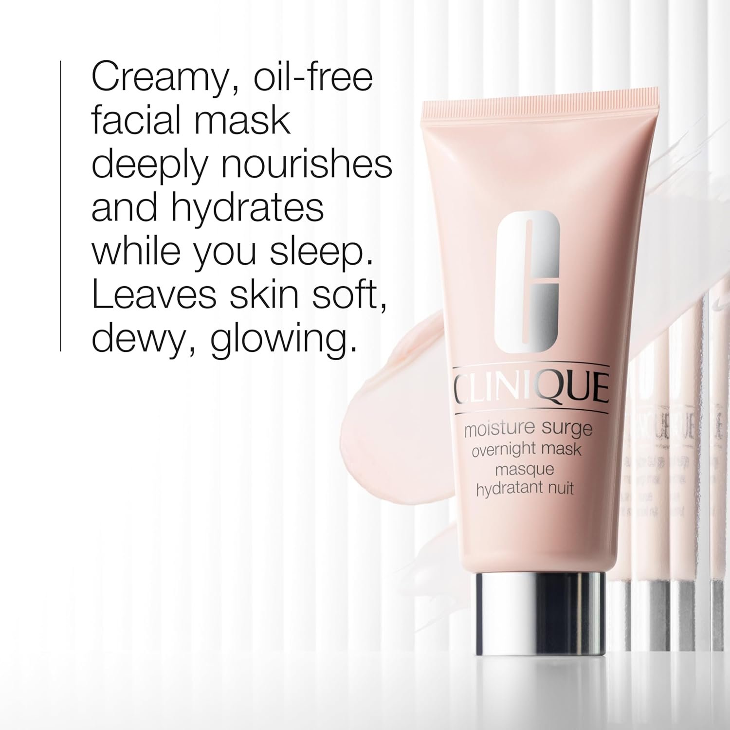 Clinique Skin School Supplies Set: Glowing Skin Essentials | Moisture Surge 1H Auto-Replenishing Hydrator, 0.5 Fl Oz | Face Spray Thirsty Skin Relief, 1 Fl Oz | Overnight Mask, 1 Fl Oz - Image 6