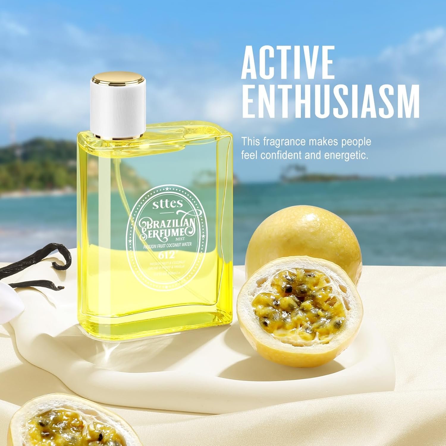 Sttes Perfume 612#??PASSION FRUIT COCONUT WATER?? - Eau De Perfume 100ml (3.4fl Oz) Flower Fruit Gourmet tune (PASSION FRUIT +COCONUT +vanilla) - Image 7