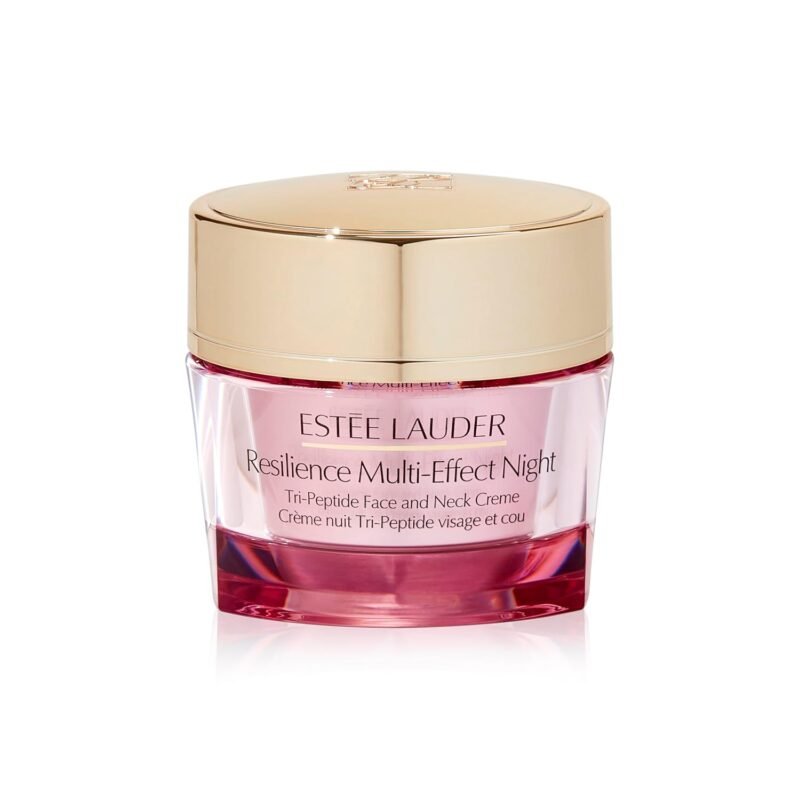 Estee Lauder Resilience Multi-Effect Night Tri-Peptide Face and Neck Cream Moisturizer | Plumping & Anti-Aging