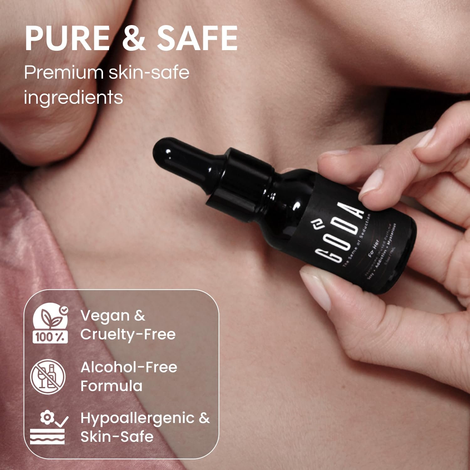 GODA Pheromones Perfume for Women ?C The Original ?C Long-Lasting Women's Fragrances with Jasmine and Rose, Vegan & Cruelty-Free ?C 15ml/0.50 fl. oz - Image 4