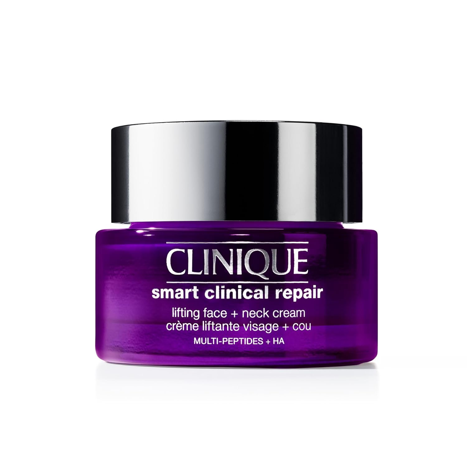 Clinique Smart Clinical Repair Anti Aging Lifting Face + Neck Cream with Peptides + Hyaluronic Acid For All Skin Types | Hydrating