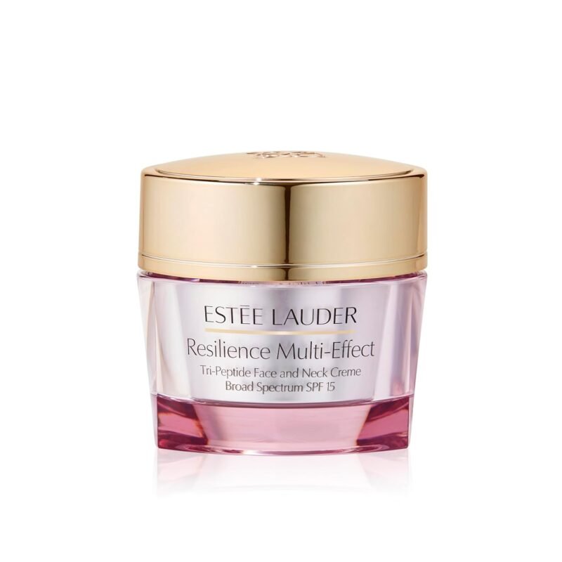 Estee Lauder Resilience Multi-Effect Tri-Peptide Face and Neck Cream Moisturizer SPF 15 | Plumping & Anti-Aging