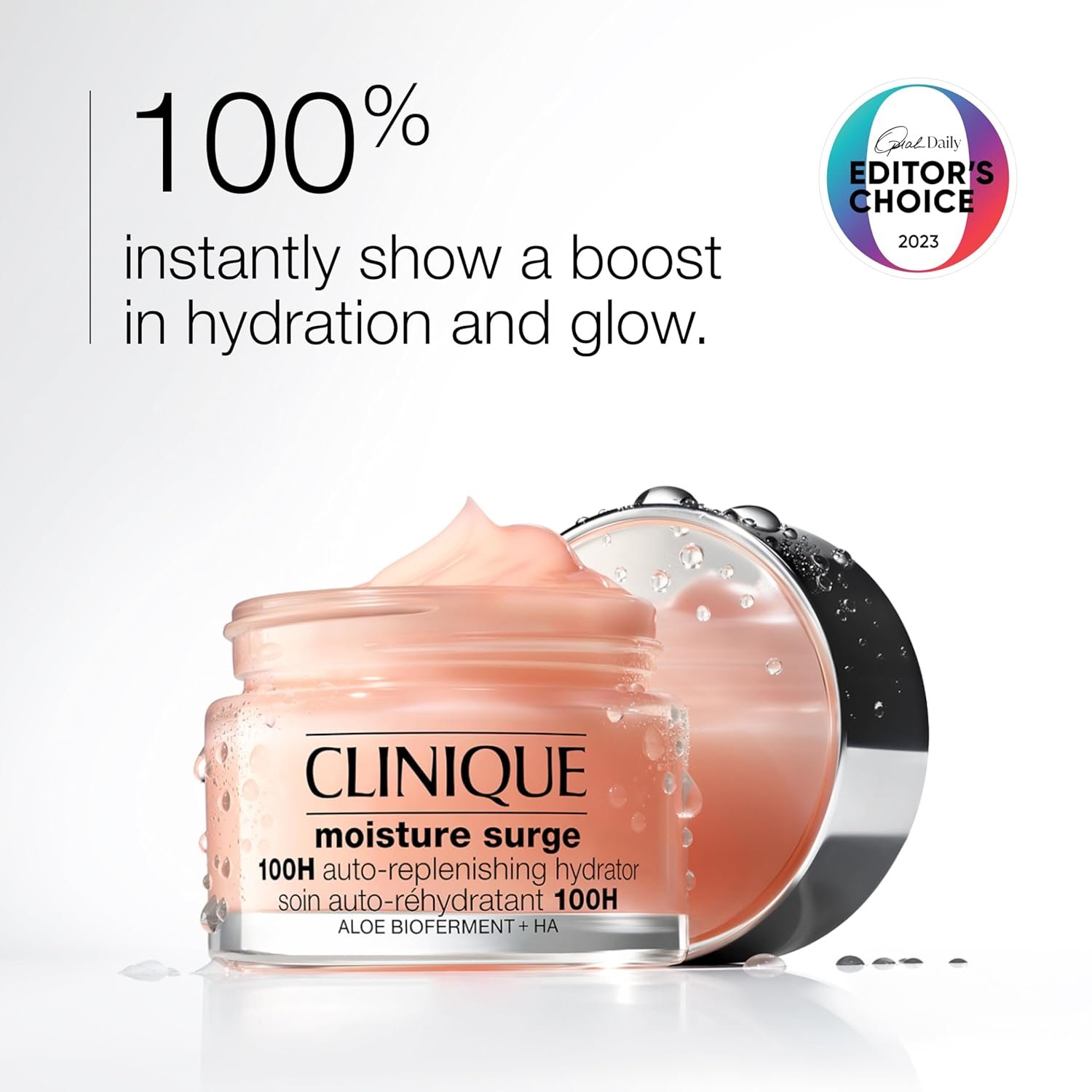 Clinique Skin School Supplies Set: Glowing Skin Essentials | Moisture Surge 1H Auto-Replenishing Hydrator, 0.5 Fl Oz | Face Spray Thirsty Skin Relief, 1 Fl Oz | Overnight Mask, 1 Fl Oz - Image 2