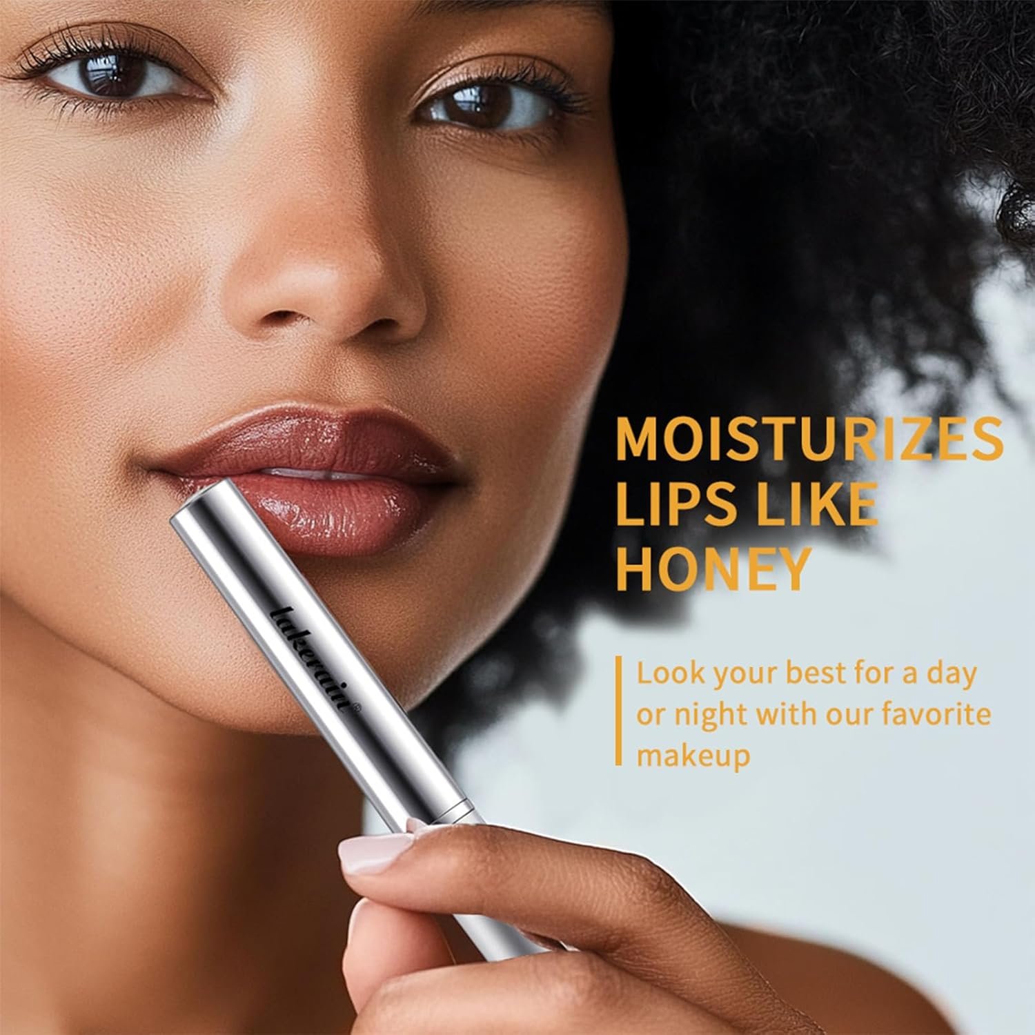 Honey Lipstick Tinted Lip Balm - Sheer Hydrating Lipstick for All Skin Tones - Moisturizing Lip Color, Nourishing Lip Balm with a Hint of Natural Black Cherry Tint - Image 6