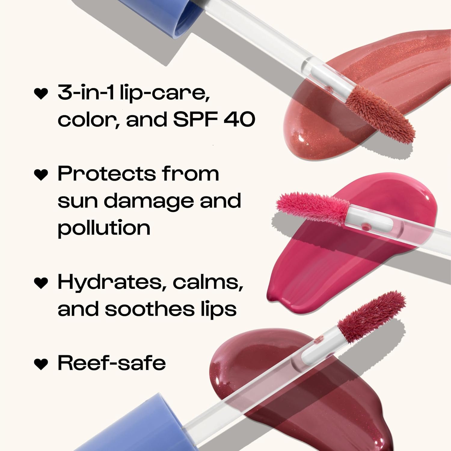 ALLEYOOP Sun Serum Lip Oil SPF 40 ?C Tinted Lip Oil with SPF, Hydrating Tinted Lip-Moisturizer for Women, Lips Sunscreen for Cracked Lips, Smooths & Soothes, Vegan, Travel-Friendly, Daylight - Image 2