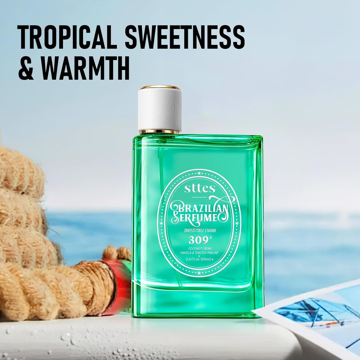Sttes Perfume 309# (Irresistible Charm) u2013 Eau de Parfum 100ml (3.4 fl oz) u2013 Coconut Cream, Vanilla, Toasted Praline - Image 7