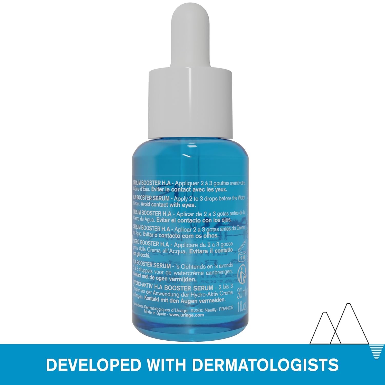 URIAGE Serum Booster H.A. | 1.5% Pure & Natural Hyaluronic Acid | Hydrates, Plumps, Smooths, Paraben Free, Non-Comedogenic, 30 mL / 1.01 oz - Image 2