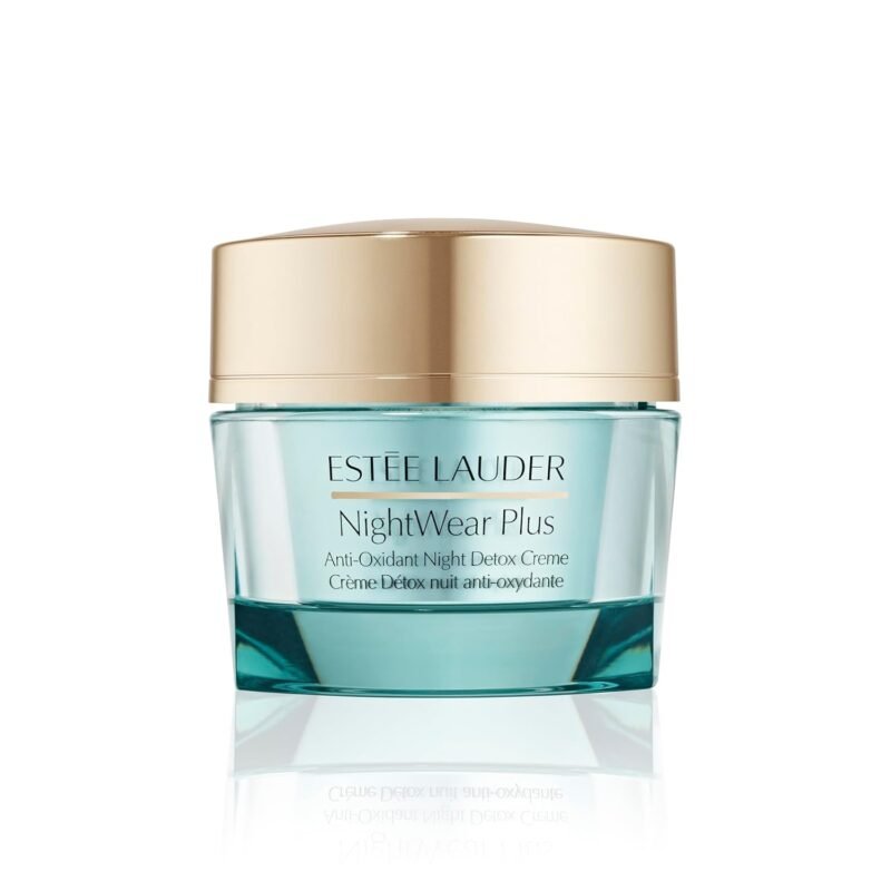 Estee Lauder NightWear Plus Anti-Oxidant Night Detox Cream Face Moisturizer for Anti Aging, 1.7 Ounce
