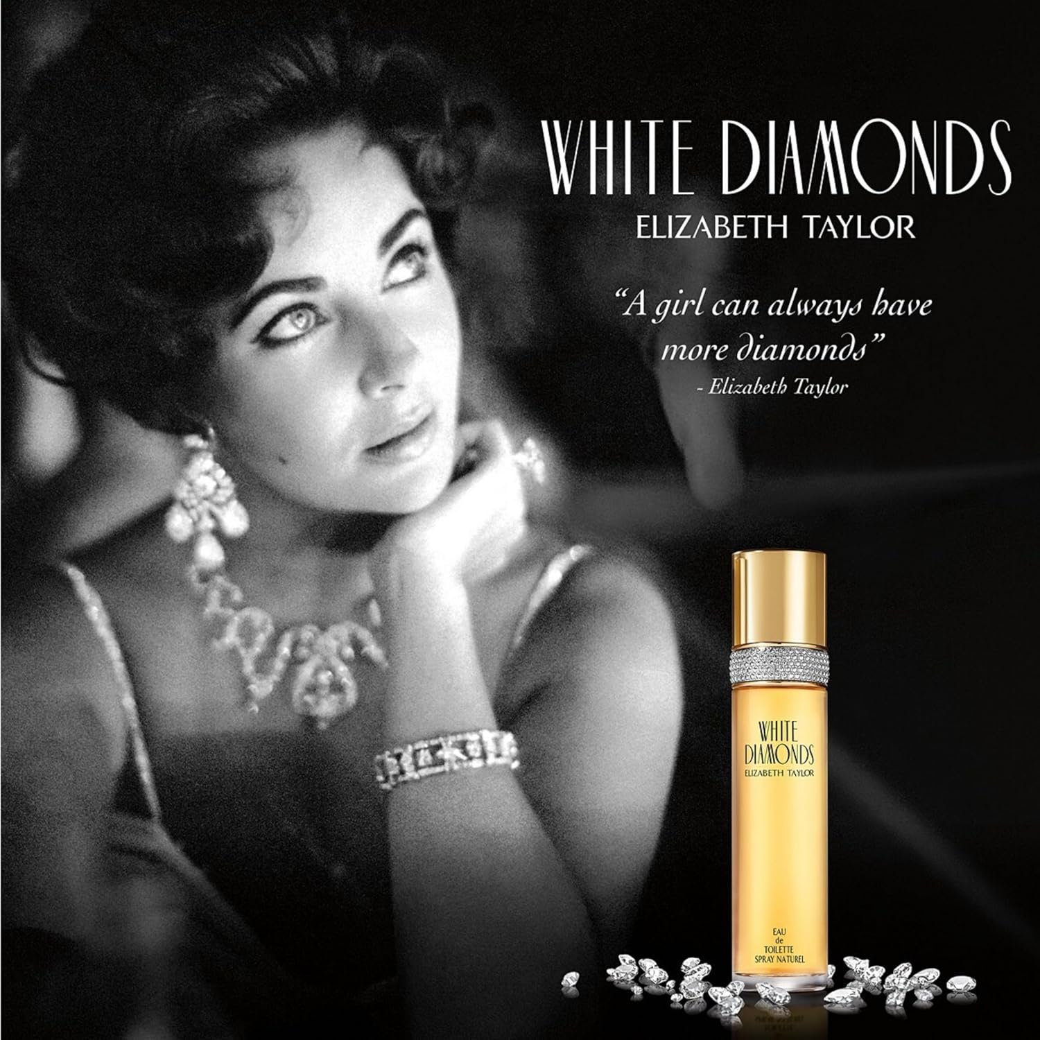 Elizabeth Taylor White Diamonds Women's Perfume, Long-Lasting Floral Fragrance for Her, Eau de Toilette EDT Spray, 3.3 fl oz - Image 5