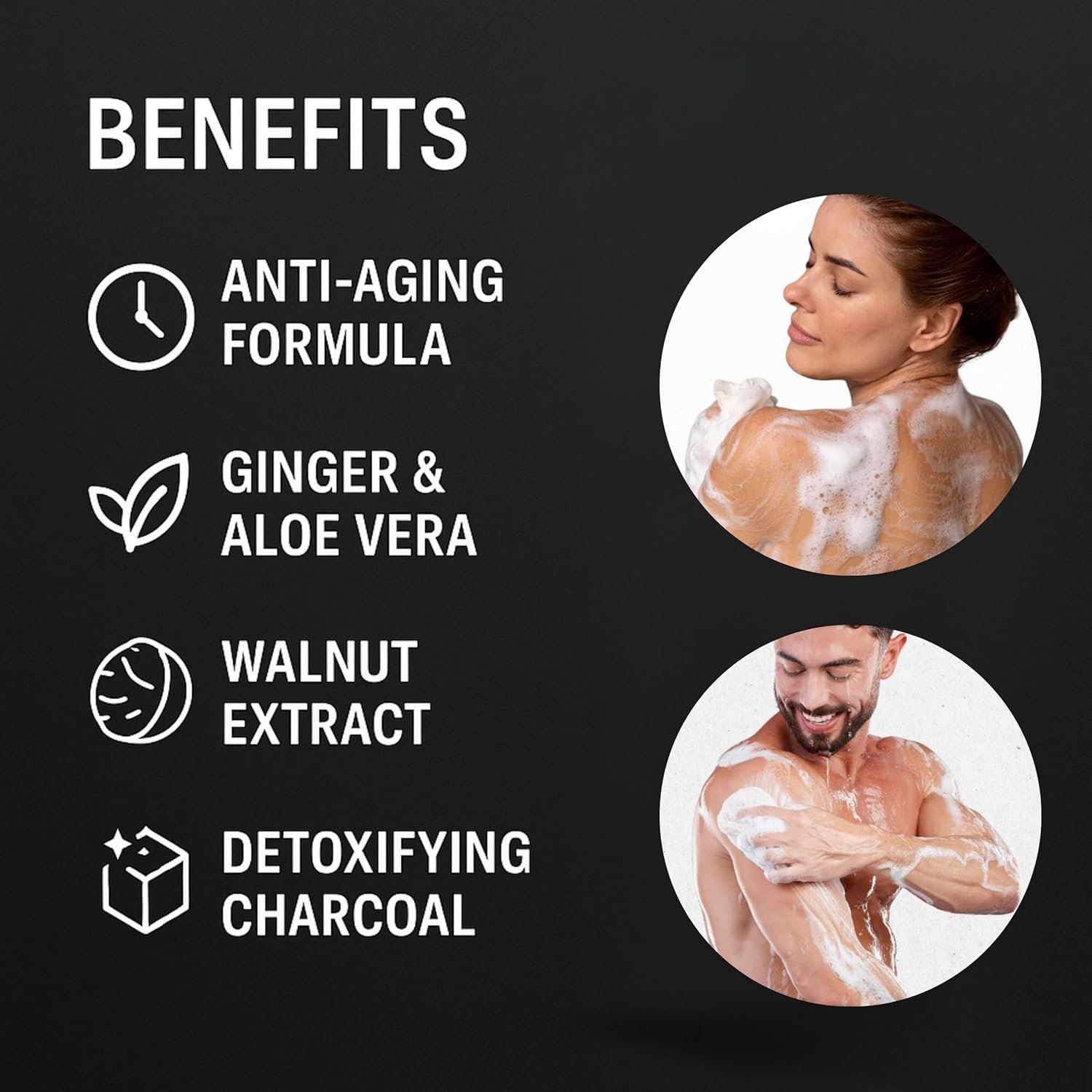 LEDOMAS Botanical Body Wash ?C Sulfate Free Plant Based Cleanser with Aloe & Vitamin E ?C Gentle Daily Shower Gel for Women & Men ?C Vegan, Moisturizing Body Care ?C 8 fl oz - Image 5