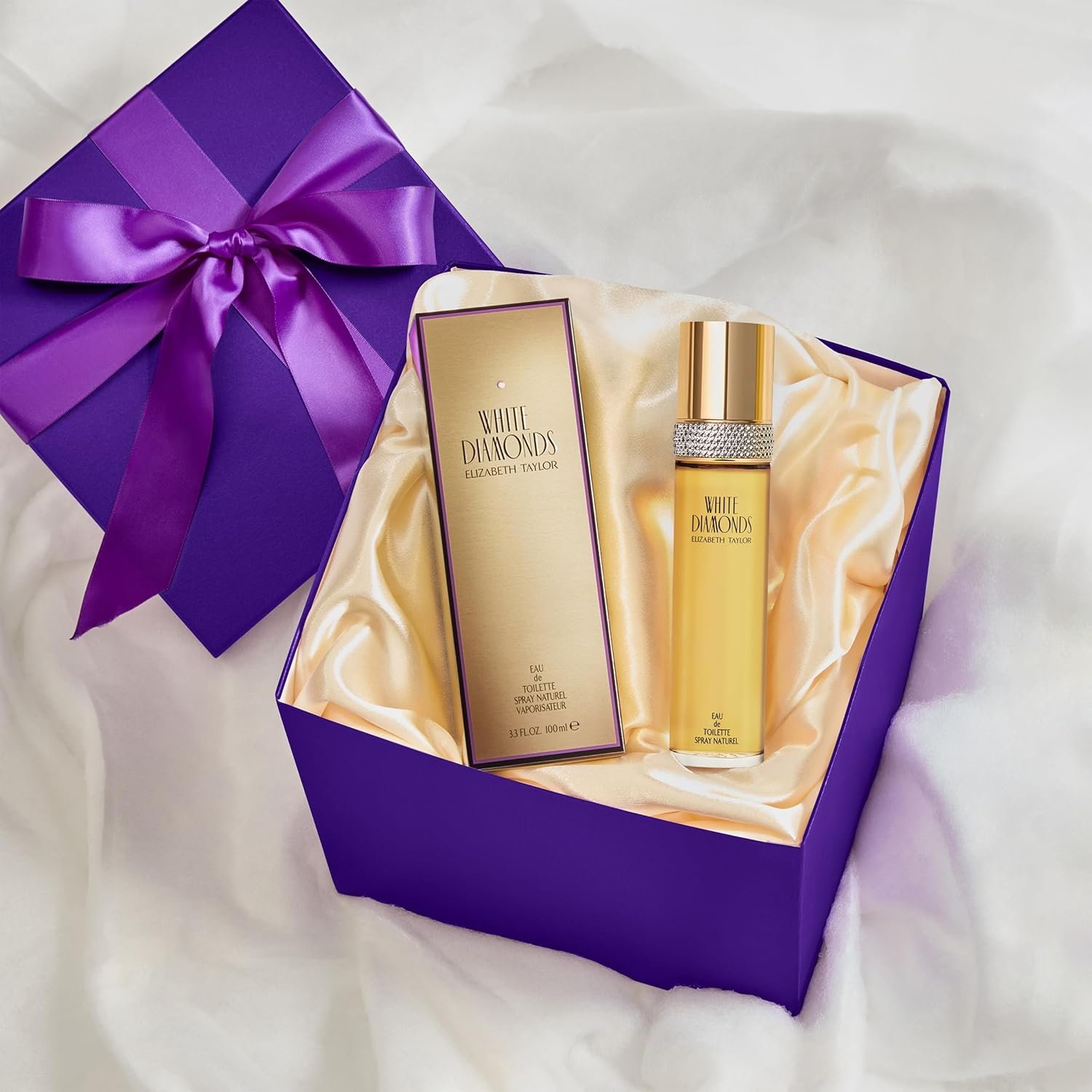 Elizabeth Taylor White Diamonds Women's Perfume, Long-Lasting Floral Fragrance for Her, Eau de Toilette EDT Spray, 3.3 fl oz - Image 7