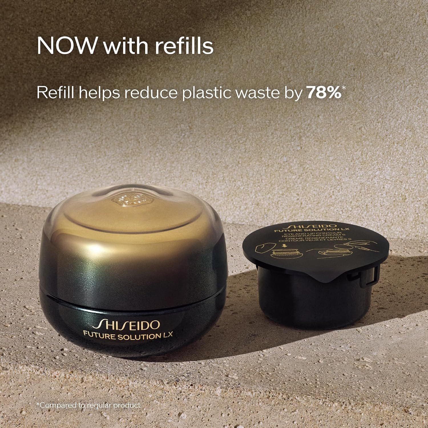 Shiseido Future Solution LX Eye and Lip Contour Regenerating Cream - 17 mL - Visibly Improves the Look of Wrinkles & Sagging Around the Eyes and Mouth - All Skin Types - Image 8