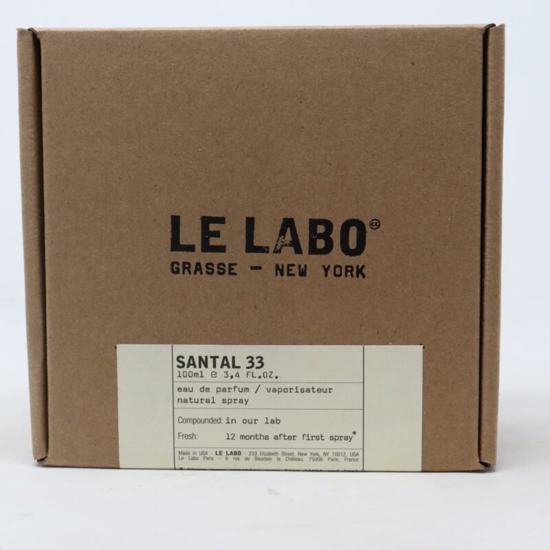 Santal 33 by Le Labo Eau De Parfum 3.4oz/100ml Spray New With Box